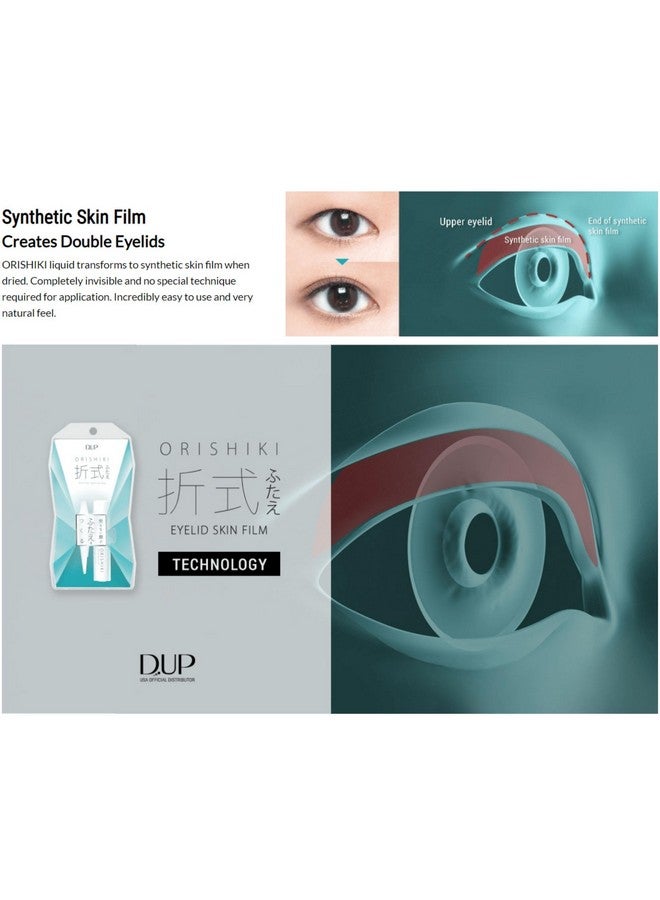 D-UP ORISHIKI Eyelid Skin Film, Invisible Eyelid Lifter, Natural Eye Lid Defining Makeup Stick, Double Eyelid Lift for Droopy Eyes, Japanese Instant Natural Eye Makeup, Invisible Film Eyelid Maker - Image 5