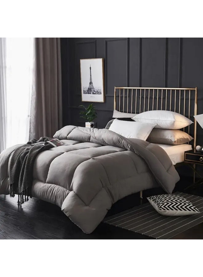 NKX Luxurious Bedspreads Winter Quilt Collection Brushed Comfort and Solid Style - Image 2