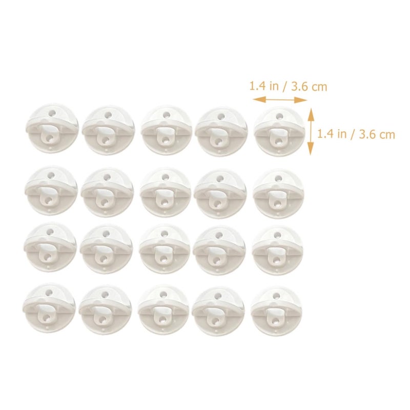 30pcs Childproof Plug Covers for Electrical Outlets Abs Socket Protectors Practical Safety Electrical Outlet Protectors for Home Kitchen Living Bathroom Use - Image 2