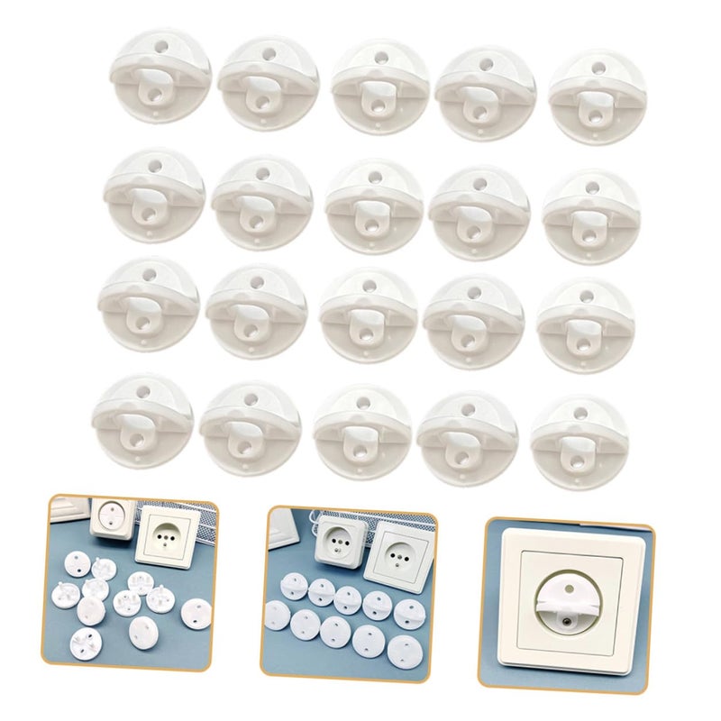 30pcs Childproof Plug Covers for Electrical Outlets Abs Socket Protectors Practical Safety Electrical Outlet Protectors for Home Kitchen Living Bathroom Use - Image 3