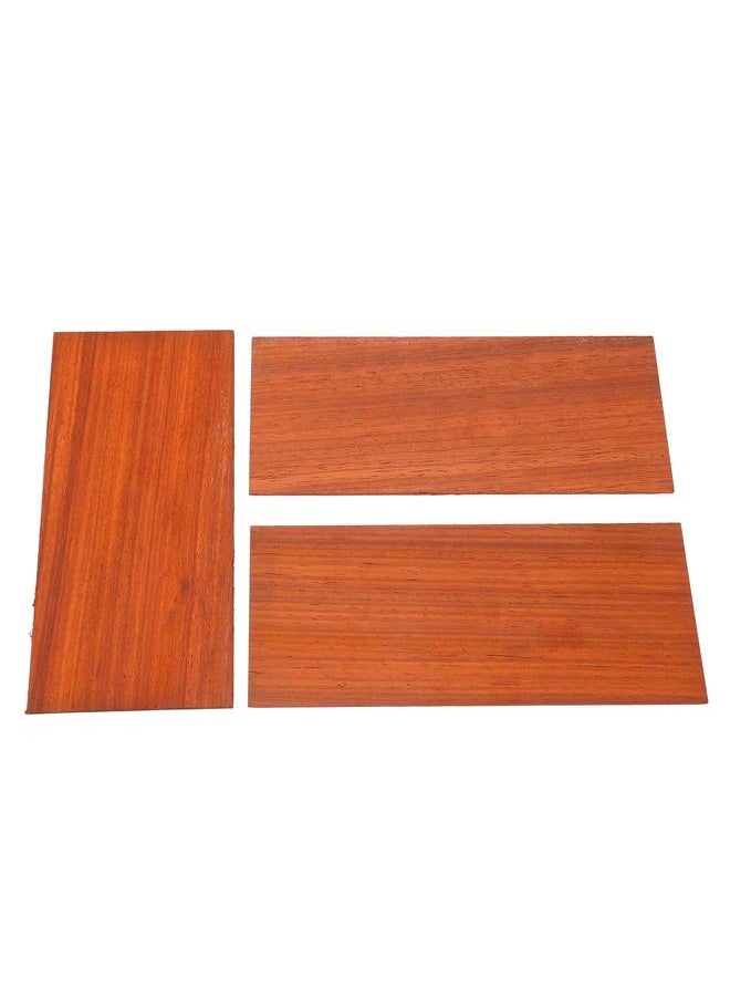 3Pcs Guitar Veneer Sheet Wood Grain Mahogany Guitar Veneer Plate Accessory for Decoration