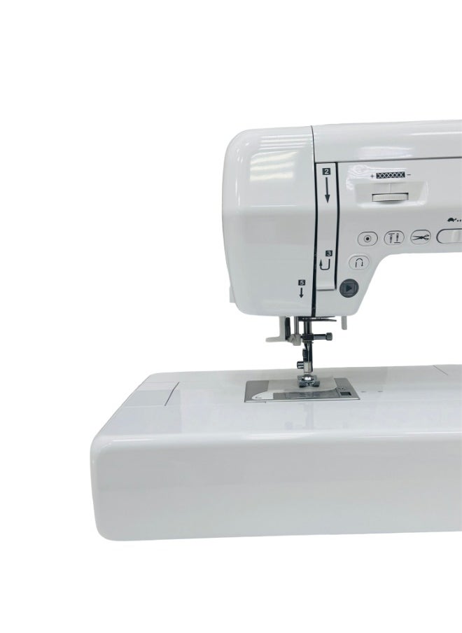 fakhro_sewing_machines - FSM Long Arm Computerized Sewing & Quilting Machine – 12" Workspace, Touchscreen Interface, 400 Built-In Stitches, Auto Thread Trimmer, Memory Mode, Built-In Needle Threader, 240V DC Motor, Made in Taiwan – White - Image 1