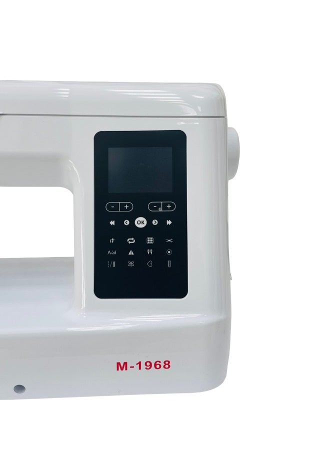 fakhro_sewing_machines - FSM Long Arm Computerized Sewing & Quilting Machine – 12" Workspace, Touchscreen Interface, 400 Built-In Stitches, Auto Thread Trimmer, Memory Mode, Built-In Needle Threader, 240V DC Motor, Made in Taiwan – White - Image 1