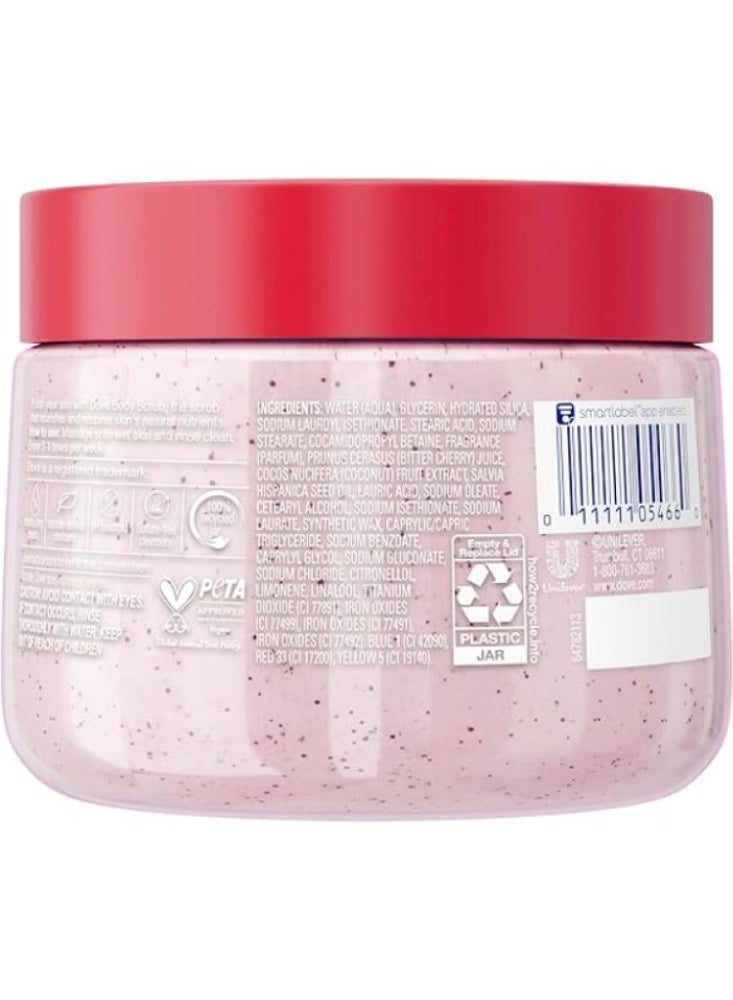 Dove Cherry & Shea Body Scrub - 425g - Image 2