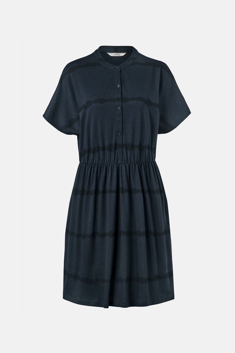 Tchibo فستان ميني مخطط للنساء، كحلي - Image 2