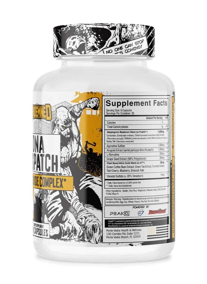 Condemned Laboratoriez DNA Dispatch Nitric Oxide 180 capsules  - Image 3