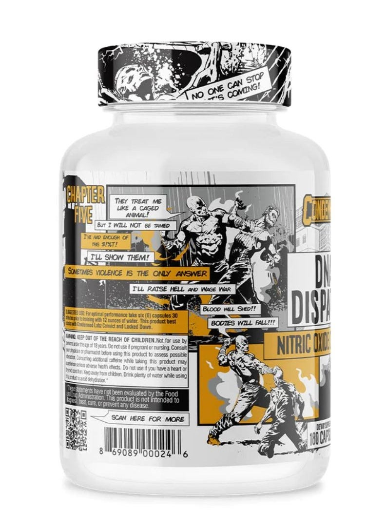Condemned Laboratoriez DNA Dispatch Nitric Oxide 180 capsules  - Image 2