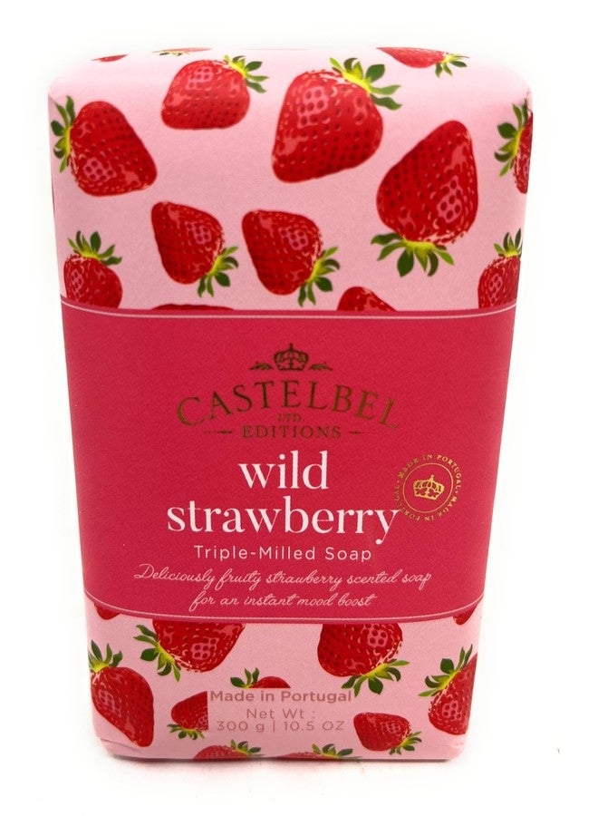 Castelbel Wild Strawberry Luxury Fragranced Soap, 10.5 Ounces - Image 1
