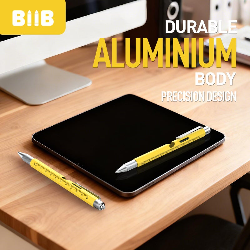 BIIB Stocking Stuffers for Men Adults, Gifts for Men 9 in 1 Multitool Pen, Mens Stocking Stuffers, Mens Christmas Gifts for Dad Him Husband, White Elephant Gifts for Adults, Cool Gadgets - Image 4