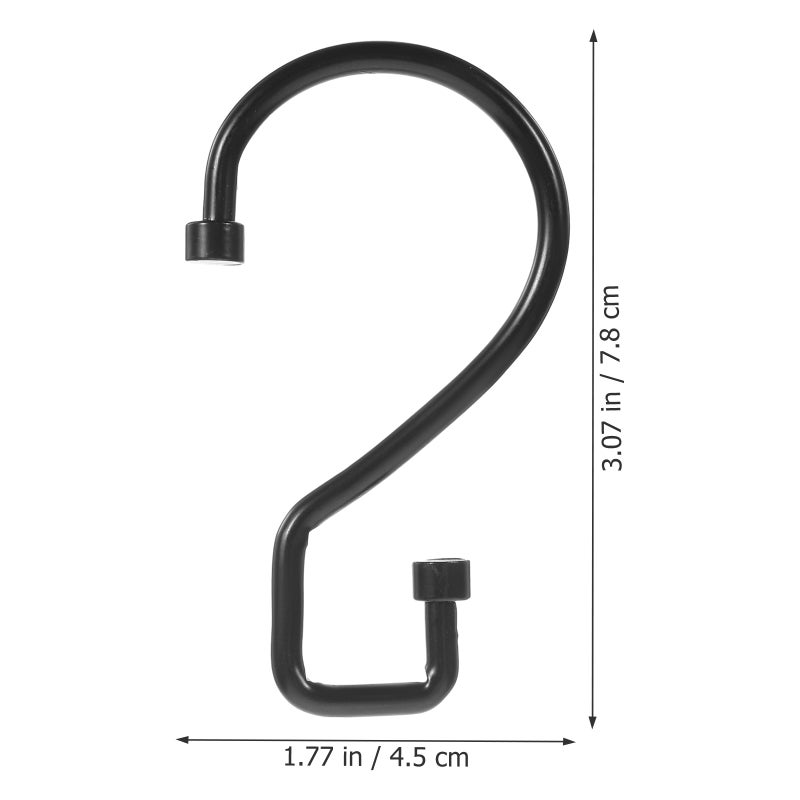 Decorative Shower Curtain Hooks, Cylinder S Hook Design for Easy Hanging and Removal - Image 2