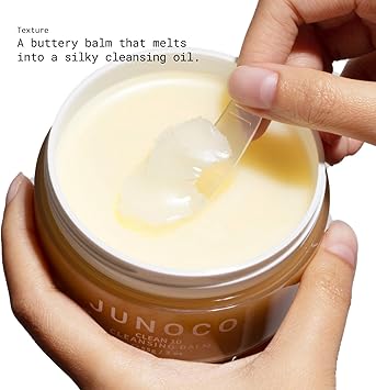 JUNO & Co. JUNOCO Clean 10 Cleansing Balm Minimal Ingredient Makeup Remover 85g - Image 5