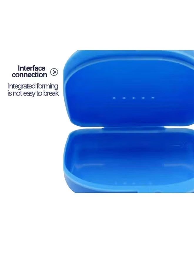 مجموعة من 3 حافظات لحمل مثبتات تقويم الأسنان، لصندوق التثبيت وصندوق التقويم وصندوق التخزين سهل الحمل - Image 3