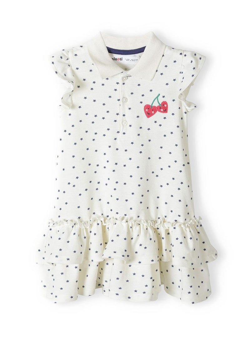 مينوتي فستان بولو بناتي بطبعة نجوم - Image 2
