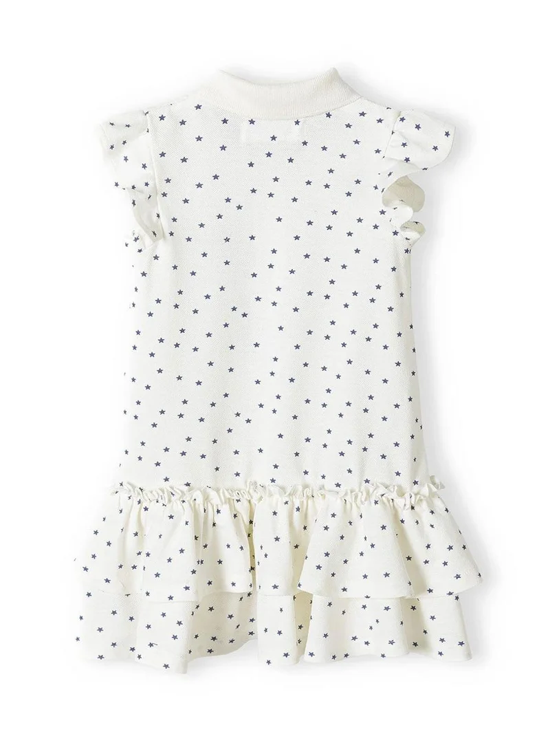 MINOTI Girls Star Print Polo Dress
