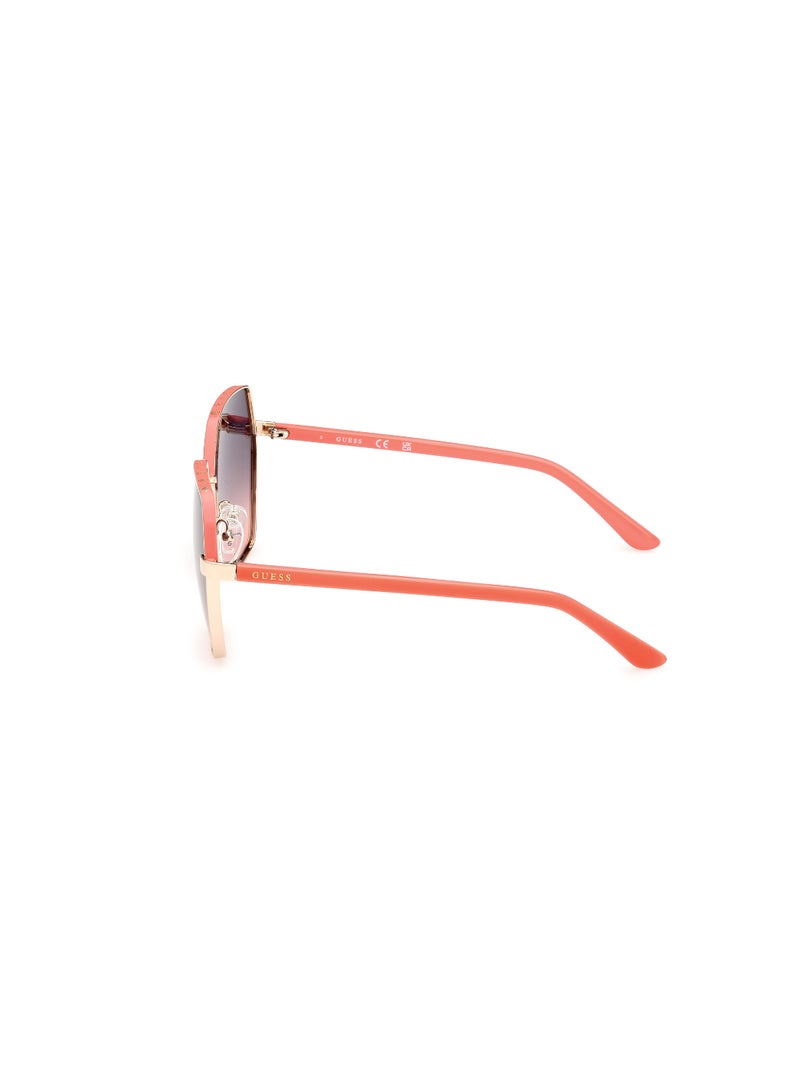 GUESS Full Rim Oversized Female Sunglass Gu0010874B60 - Image 2