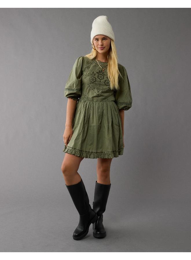 امريكان ايجل فستان قصير مطرز - Image 1