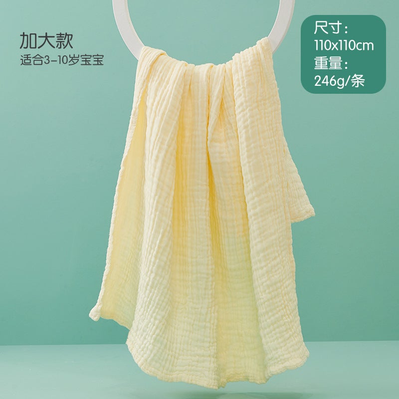 Grace Newborn Baby Thick Cotton Bath Towel - Soft Absorbent Gauze for Spring & Autumn