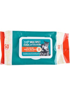 Multipet Multipet Sensitive Wipes 50 ct Soft-Pack, Assorted 