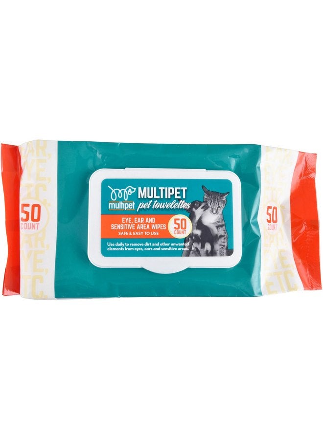 مالتي بيت مناديل مالتيبيت الحساسة، عبوة ناعمة، 50 قطعة، متنوعة