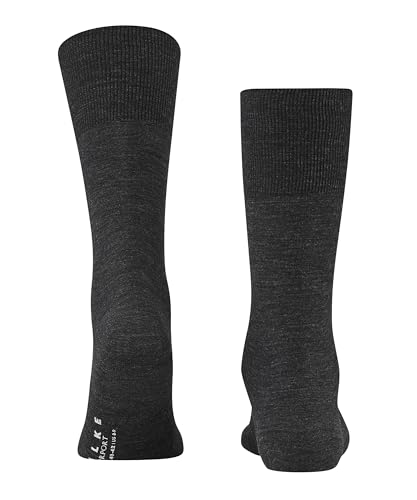 FALKE Men's Airport Dress Socks, Merino Wool Cotton Blend, Over the Calf, for Business and Casual, Black More Colors, 1 Pair - Image 2