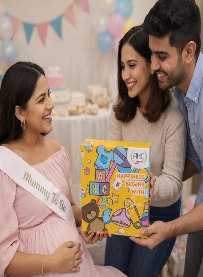 ZIKKU 100% Cotton Newborn Baby Gift Set for 0-6 Months | Soft Infant Clothing Combo for Diwali, Baby Shower, Mundan | Cotton Jabla Nappy Set - Image 3