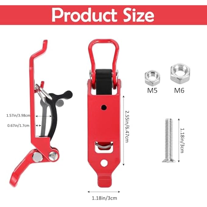 rayihni 4 Pcs Shovel Mount for Roof Rack, Metal Rubber Clamps, Wall Mounting Brackets, Quick Release Axe Holder Mount Kit, Car Accessories for Roof Rack Truck Boats Equipment and Tools - Image 3