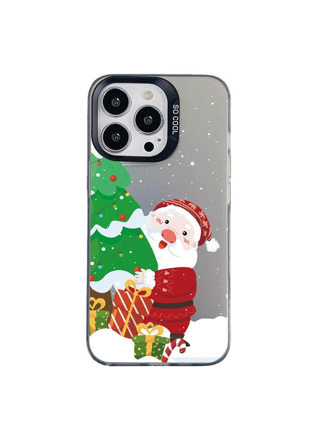 S-TOP Case For iPhone 11 Pro Max Christmas Series PC Full Coverage Pattern Phone Case - Image 1