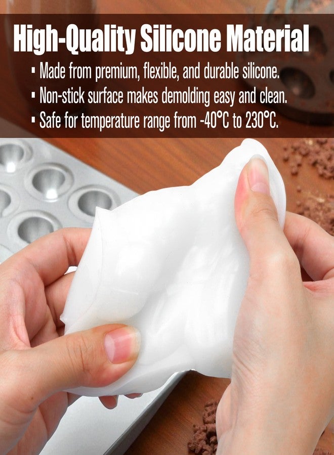 KH866 Set of 2 Bear Silicone Molds, 2 Bears Silicone Candle Molds for Party Chocolate, Suitable fit for Resin DIY - Image 3