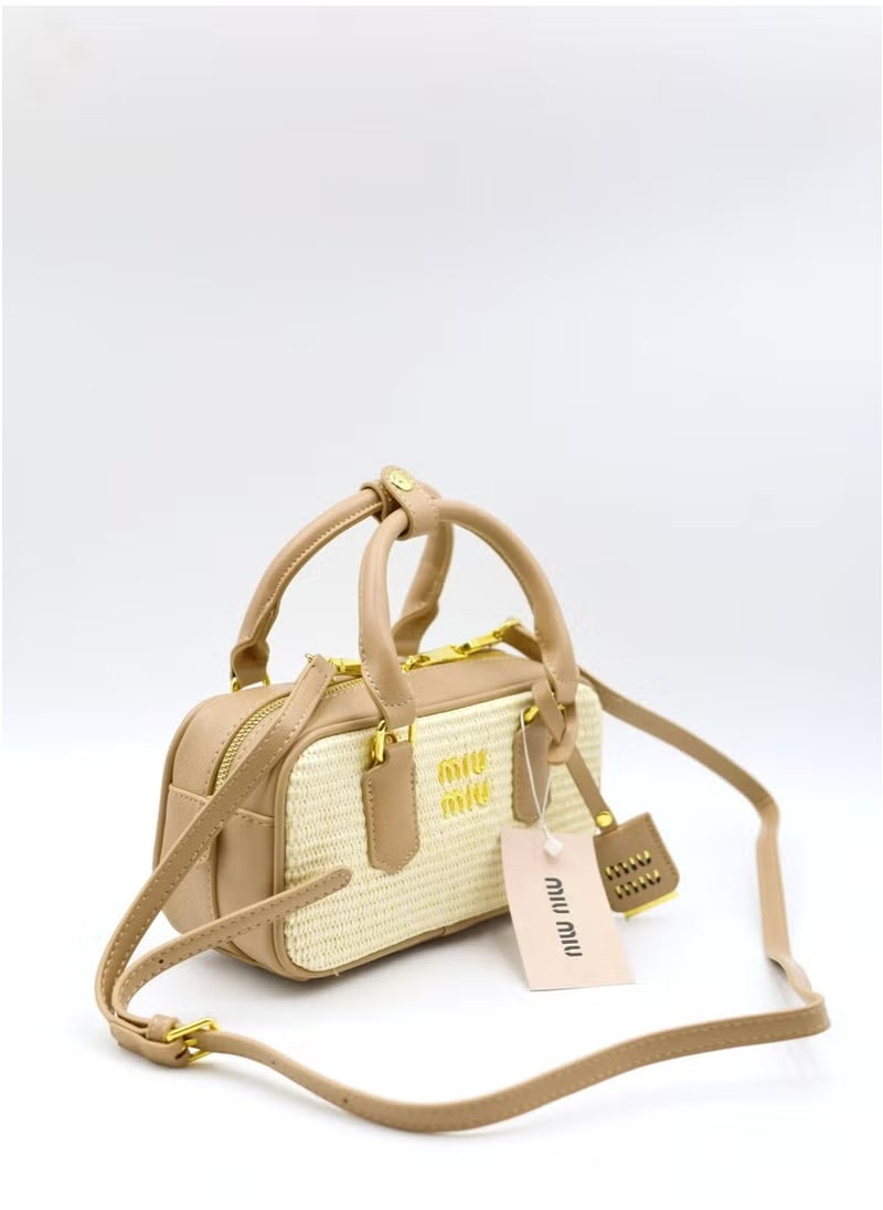 Miu Miu Bowling Pleated Vintage Crossbody Shoulder Bag  - Image 2