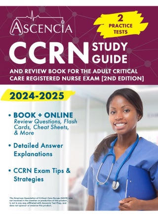 CCRN Study Guide 2024-2025: 2 Practice Tests and Review Book for the Adult Cri - pzsku/Z6ADD6CE3C4F986DB32E8Z/45/_/1737496618/18b94e75-c1d9-4a27-843f-f47b1000452f
