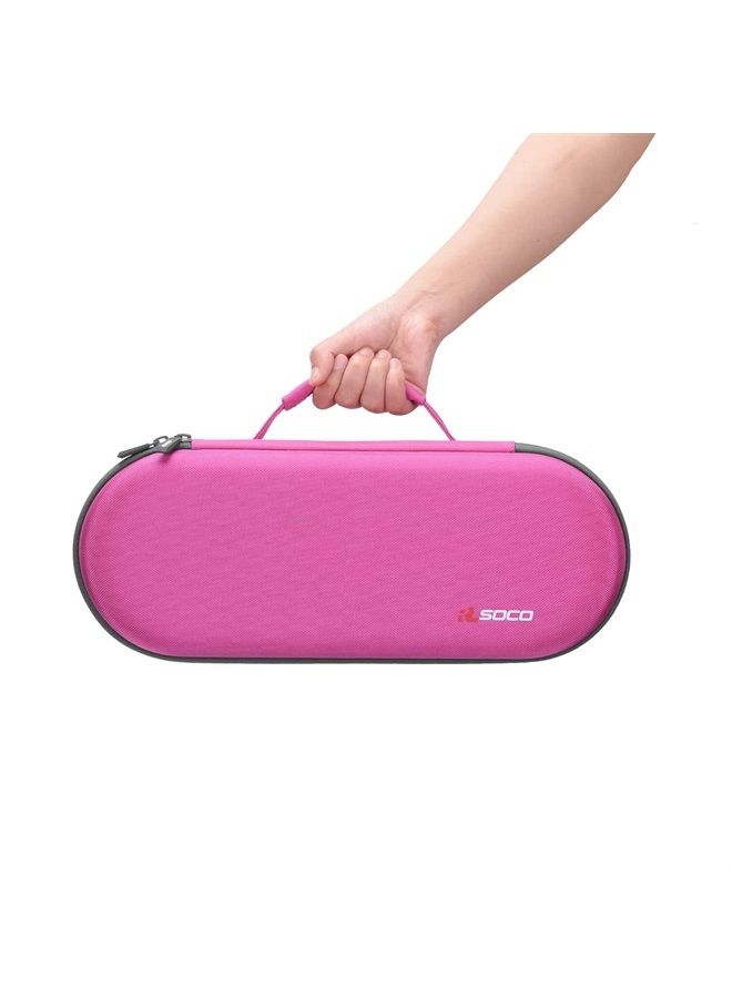 RLSOCO Hard Case for Dyson Supersonic Hair Dryer HD15 HD08 HD07 HD03 HD01-Fits Complete Supersonic Accessories (Pink)