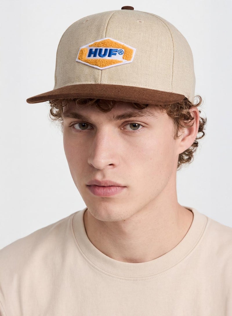 HUF Sparked Snapback Flat Peak Cap - Image 1
