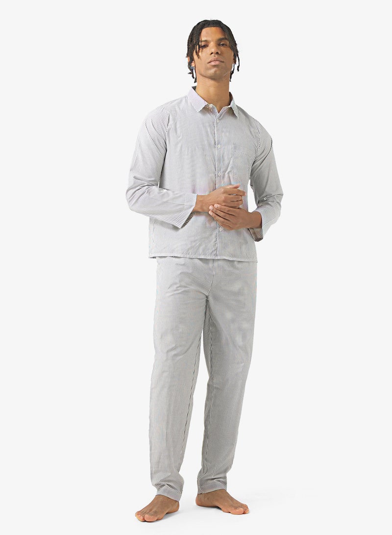 Robert Wood Nightwear Shirt & Pants Set - Image 1