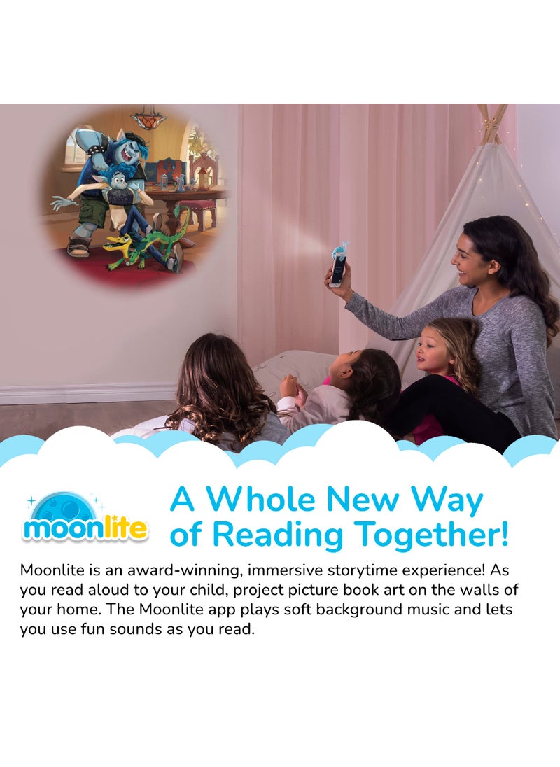 Moonlite Moonlite Storytime Onward Storybook Reel, A Magical Way to Read Together, Digital Story for Projector, Fun Sound Effects, Learning Gifts for Kids Ages 1 Year and Up  - Image 3
