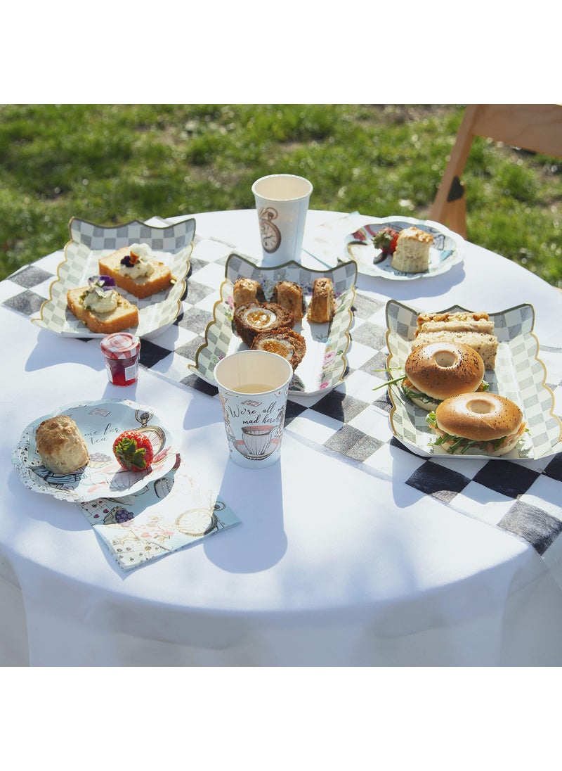 Talking Tables Talking Tables Truly Alice Food Serving Platter 12"" x 7.5"" a Tea Party Birthday  Multicolor  - Image 4