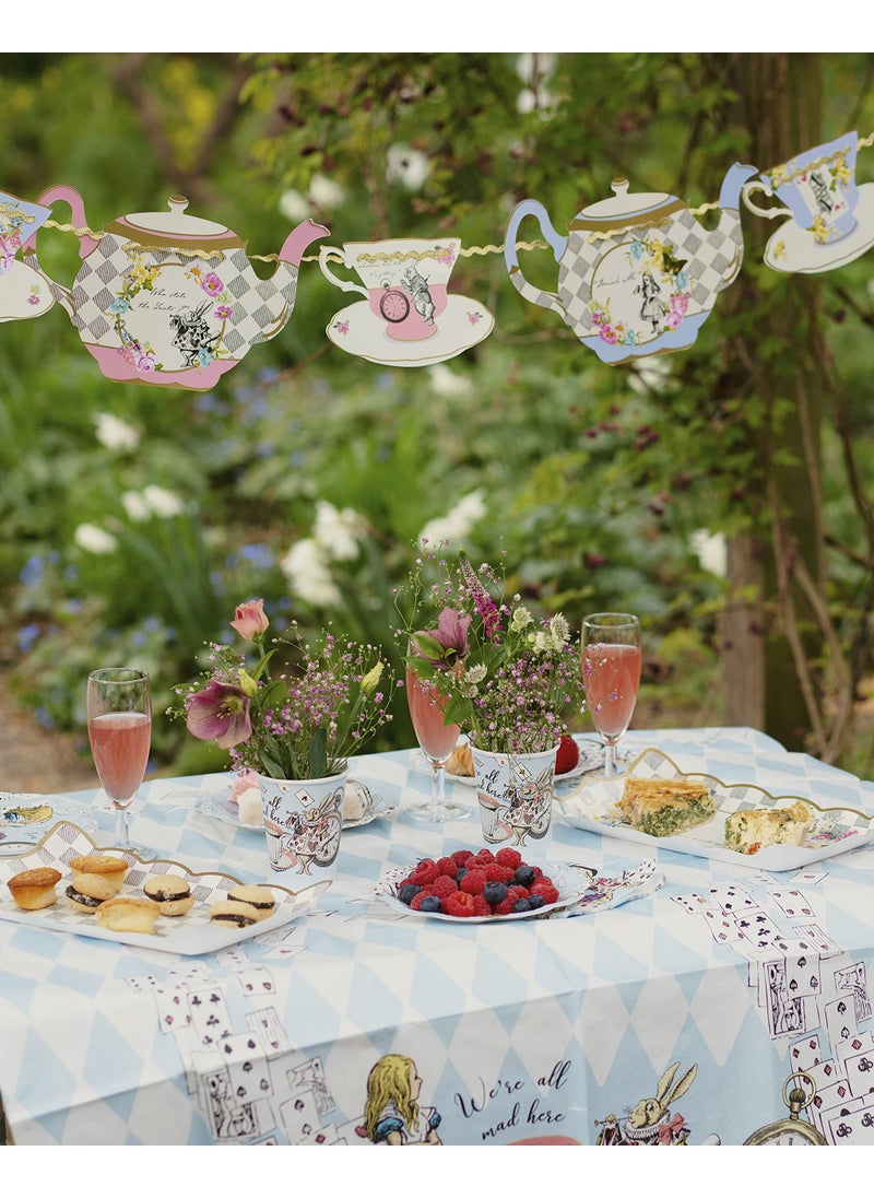 Talking Tables Talking Tables Truly Alice Food Serving Platter 12"" x 7.5"" a Tea Party Birthday  Multicolor  - Image 5