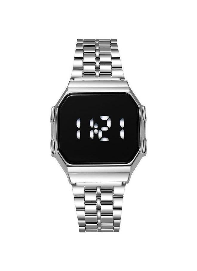 NIBEMINENT 59 Steel Band Electronic Watches Adult Students Simple Fashion Multifunctional Cassie Mark 