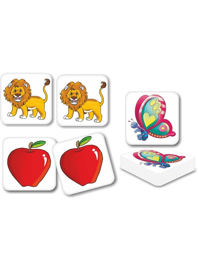 Creative's Creative's Creative Educational Aids Match 'N' Learn, The First Memory Game, 56 Pieces (31 Set Of Two Piece Matching Picture Cards), Multicolor  - Image 4