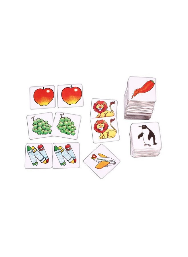 Creative's Creative's Creative Educational Aids Match 'N' Learn, The First Memory Game, 56 Pieces (31 Set Of Two Piece Matching Picture Cards), Multicolor  - Image 2