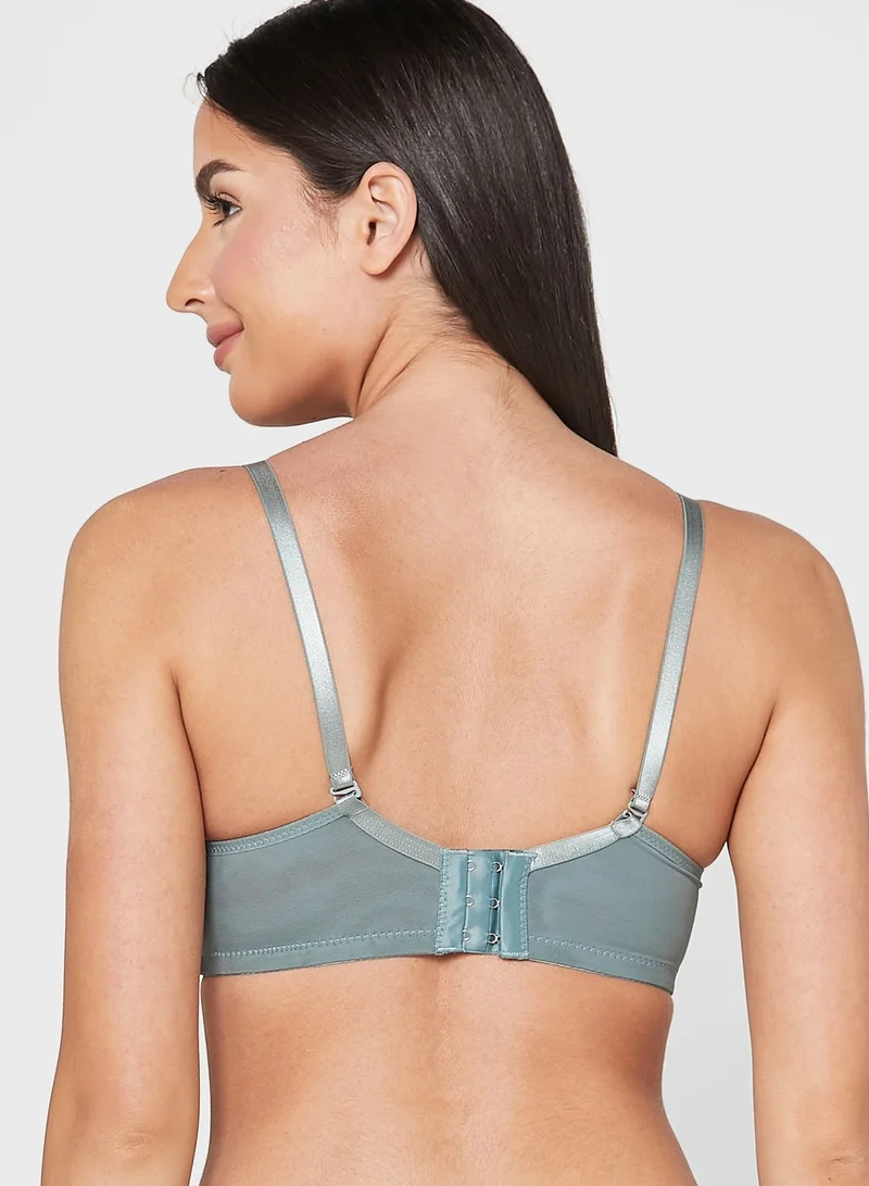 Ginger Criss Cross Detail T-Shirt Bra