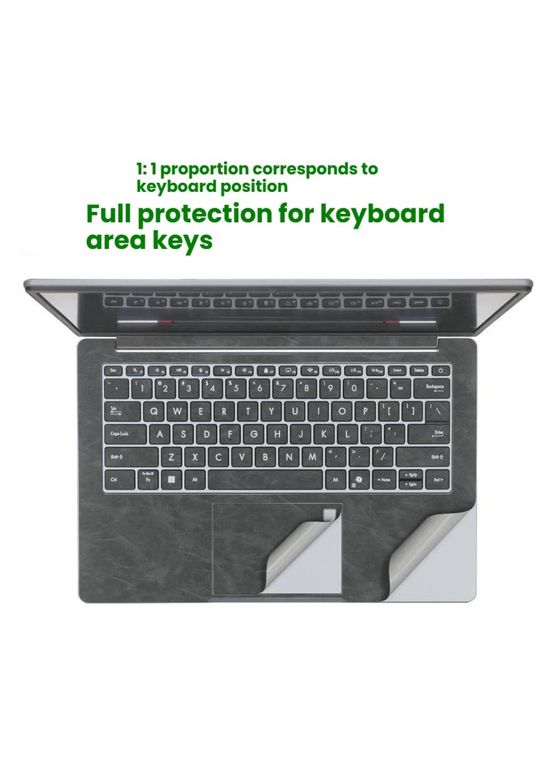 Laptop Sticker Sleeve for ASUS ExpertBook PX463CVA 14 - inch Laptop Scratch Resistant Sticker 3-Sided Laptop Film Laptop Film - Image 3
