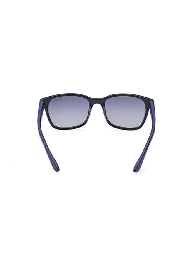 SKECHERS Square Sunglasses For Men size 48 - Shiny blue - Image 5
