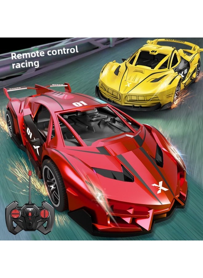 Generic 6-12 Years Old Children's Remote Control Racing Boy Electric Toy Rechargeable Light Rc Drift Sports Car Model Generation-Color:23a [red] Lambo Remote Control Sports Car-mail Order Box-Scale:High Configuration [rechargeable Lithium Battery*3+screwdriver*1+charging Cable*1]  - Image 2