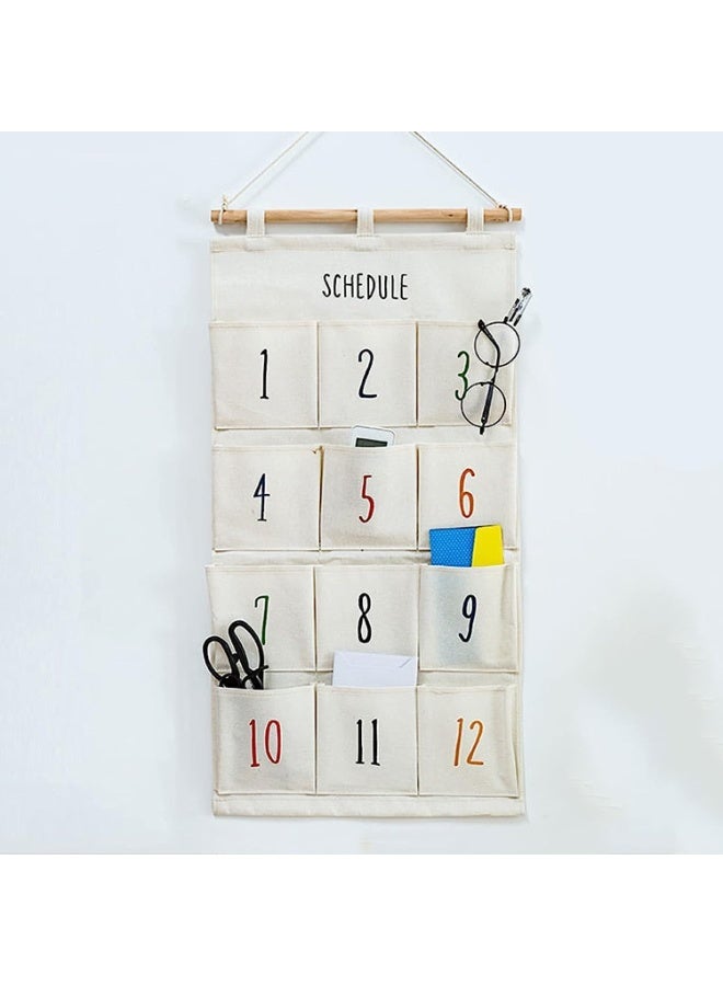 12 Pockets Hanging Shoe Organizer Over The Door Shoe Rack for Closet Door Storage Shoe Holder Hanger for Men  - Image 4