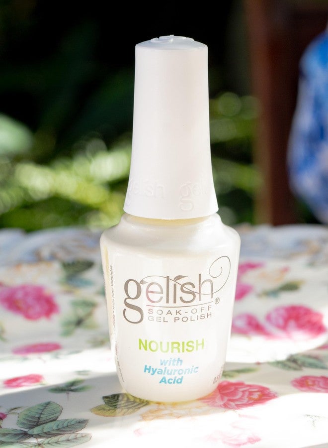 Gelish Nourish Cuticle Oil with Hyaluronic Acid - Hydrating & Strengthening Cuticle Care, Promotes Healthy Nails, Lightweight Formula, Professional Nail Treatment (9mL) - Image 2