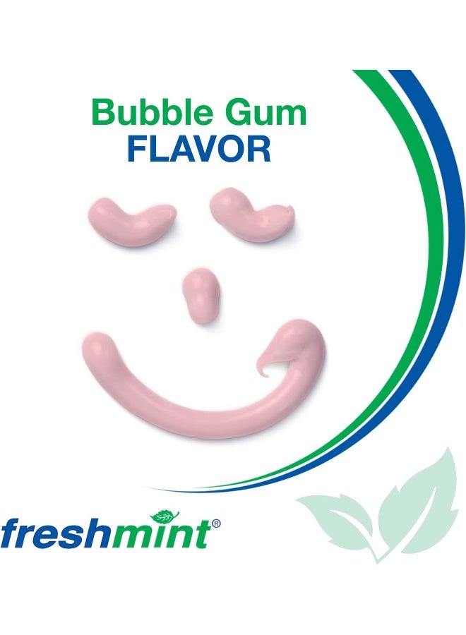 Freshmint 144 Tubes of Freshmint 085 oz Kids FluorideFree Toothpaste Bubble Gum Flavor - Image 3