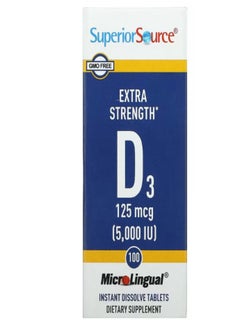Superior Source Vitamin D3 Extra Strength 5,000 IU 100