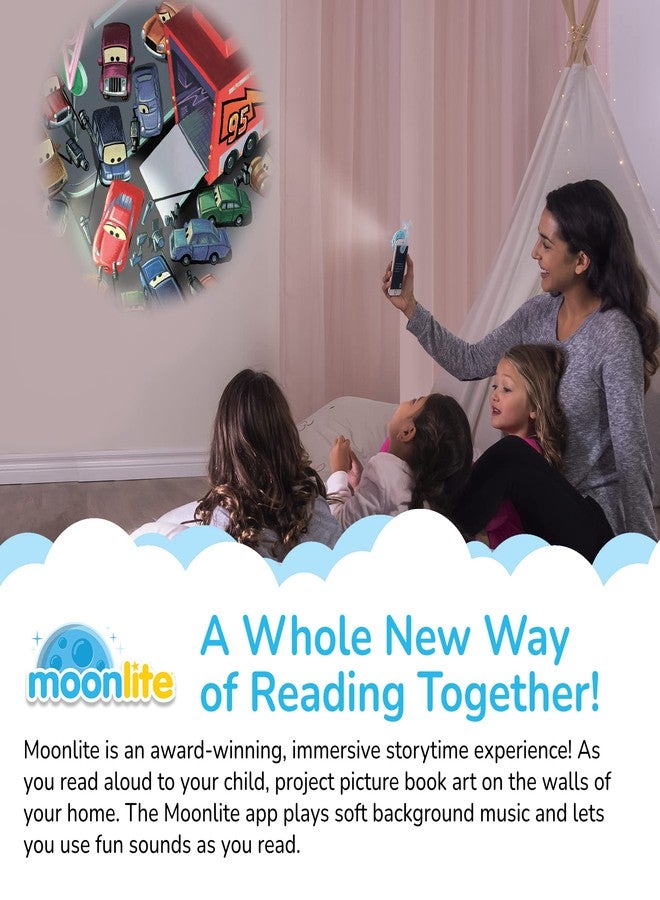 Moonlite Storytime - Disney Pixar - Cars Storytime Disc - A Magical Way to Read Together - Projector Sold Separately - Digital Story w/ Sound FX - Learning Gifts for Kids Ages 1 Year & Up - Image 3