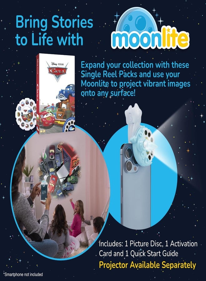 Moonlite Storytime - Disney Pixar - Cars Storytime Disc - A Magical Way to Read Together - Projector Sold Separately - Digital Story w/ Sound FX - Learning Gifts for Kids Ages 1 Year & Up - Image 2