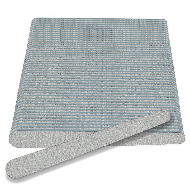 Flowery Flowery Disposable HighSpeed Shiner DualGrit 100180 Nail Files Individually Wrapped SingleUse 100 ct 